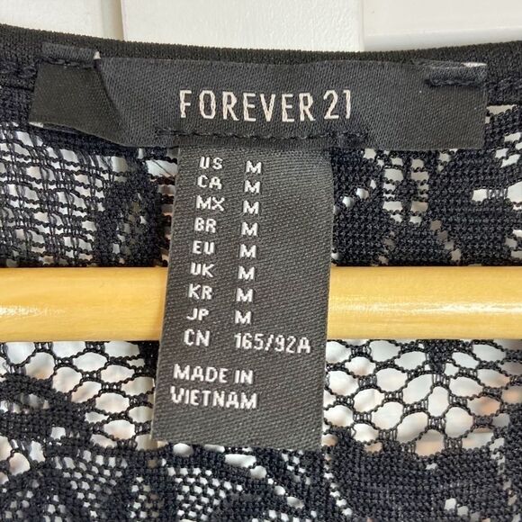 Forever 21 Sweetheart and Lace Neckline Dress SZ M - Picture 6 of 7